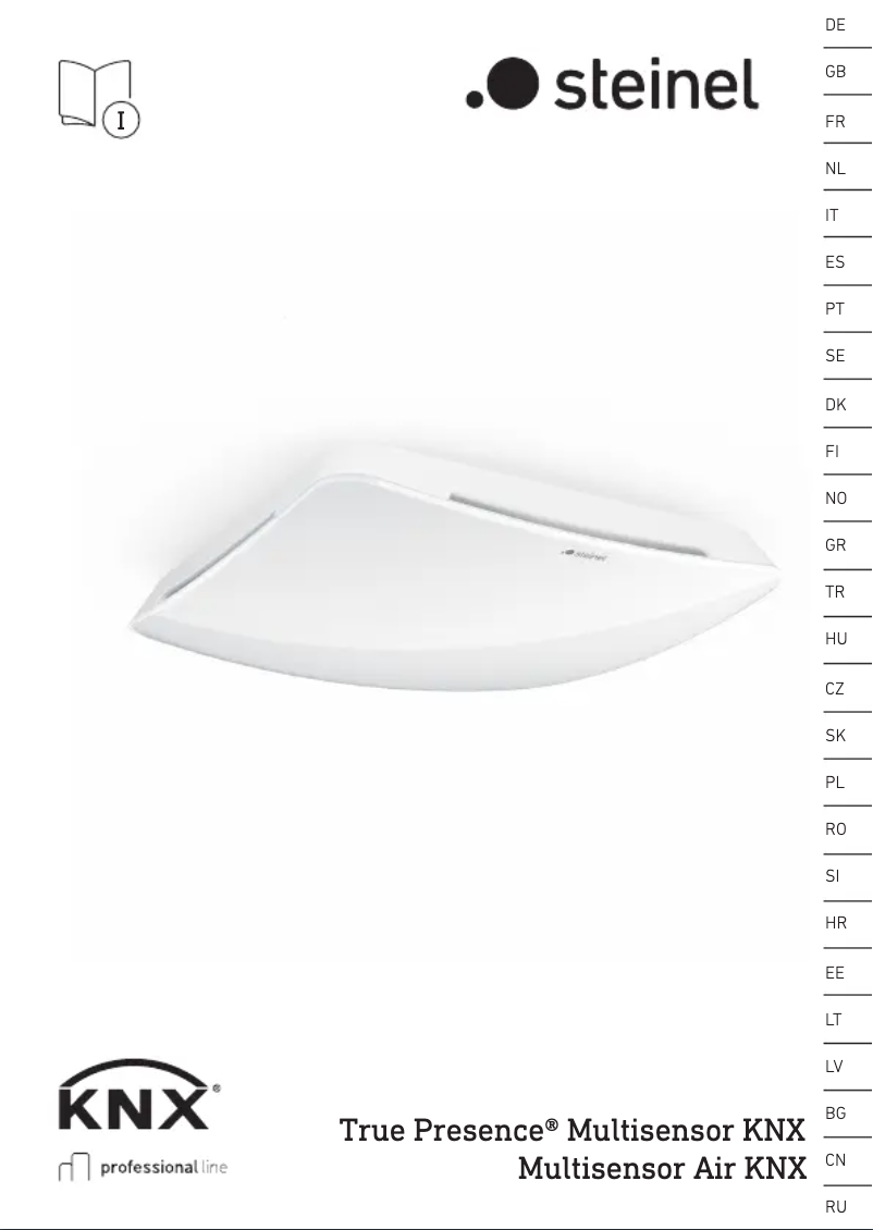 Page 1 de la notice Manuel utilisateur Steinel Multisensor Air KNX