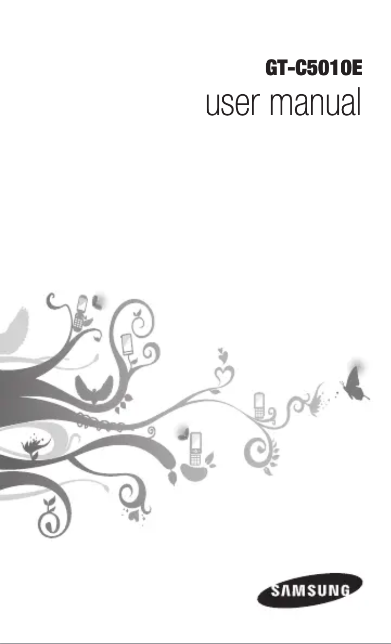 Image de la première page du manuel de l'appareil GT-C5010E