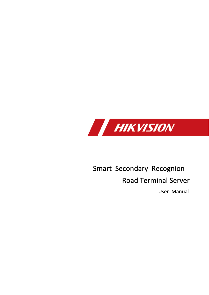 Page 1 de la notice Manuel utilisateur Hikvision iDS-TSV300-C
