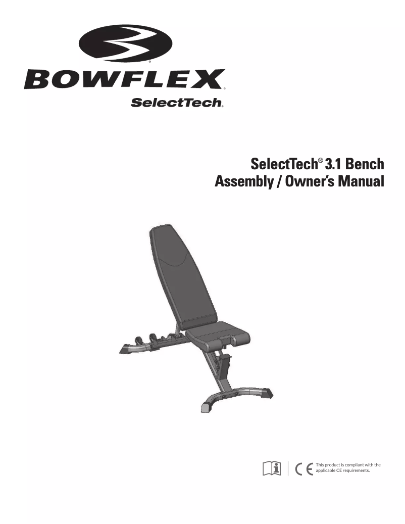 Página 1 del manual Manual de usuario Bowflex SelectTech 3.1
