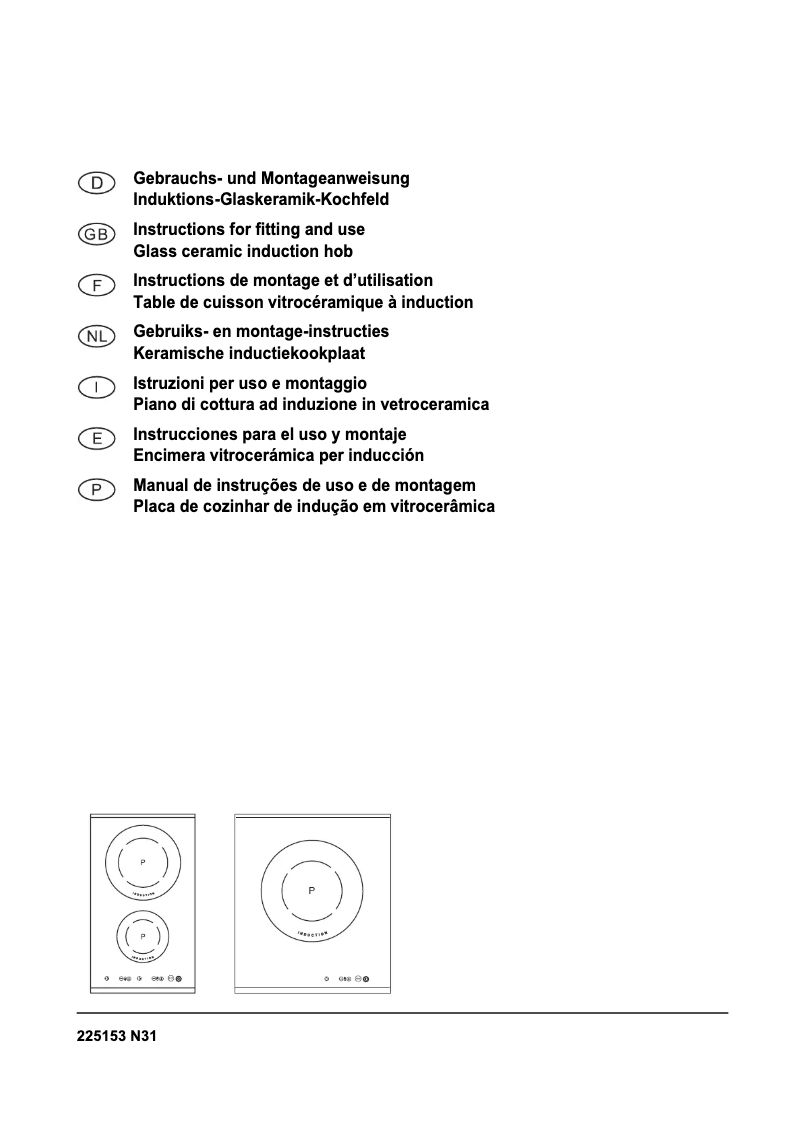 Page n°1 - Manuel utilisateur Smeg SE2320ID