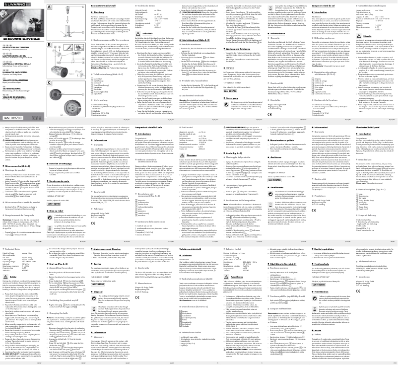 Image de la première page du manuel de l'appareil IAN 102700