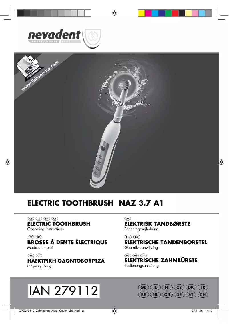 Page 1 de la notice Manuel utilisateur Nevadent NBZK 45 A1