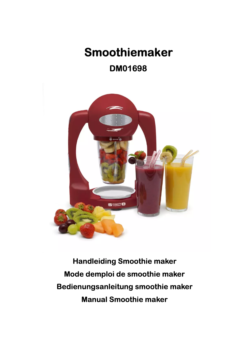 Page n°1 - Manuel utilisateur Trebs DM01698