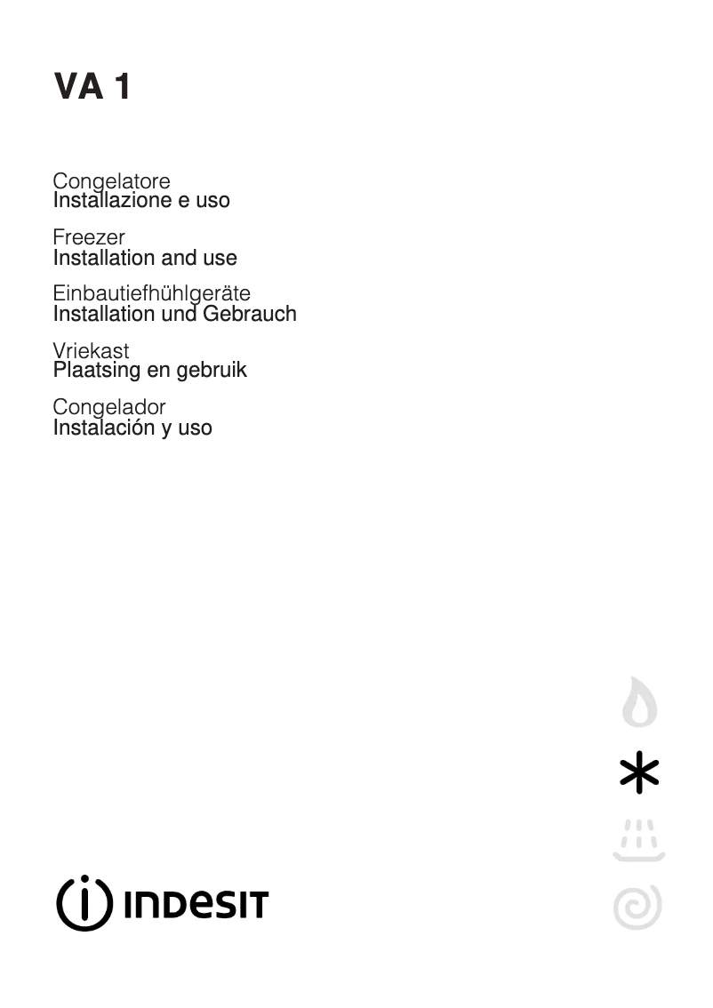 Image de la première page du manuel de l'appareil VA 1