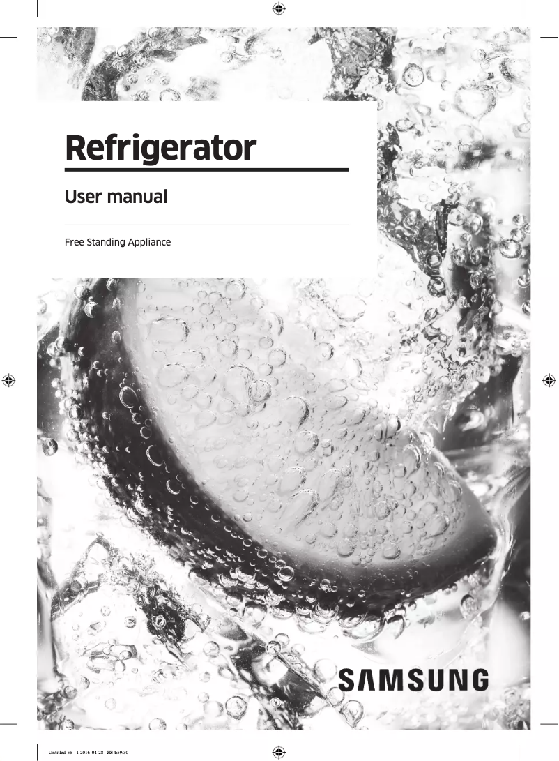 Page n°1 - Manuel utilisateur Samsung RT28K3032S8