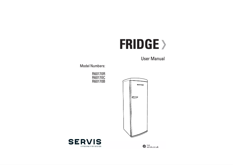 Página 1 del manual Manual de usuario Servis R60170R