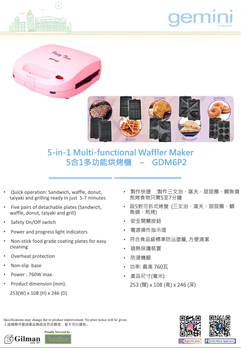 Page 1 de la notice Guide d'installation Gemini GDM6P2