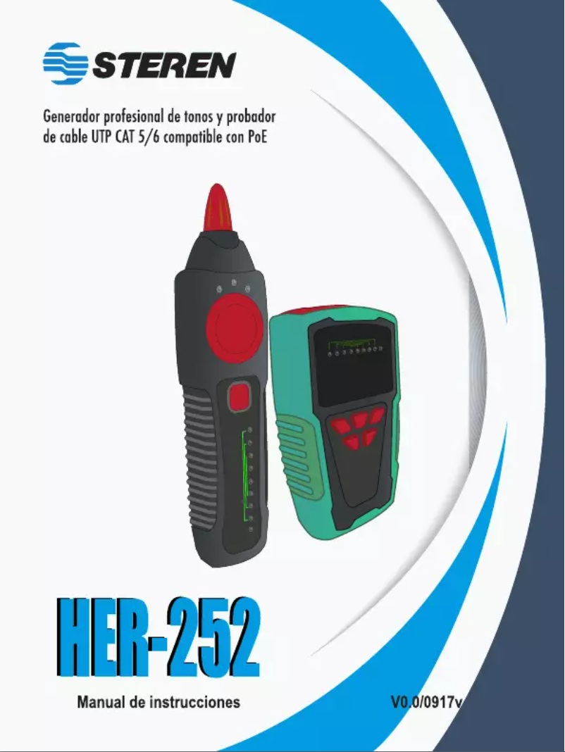 Image de la première page du manuel de l'appareil HER-252