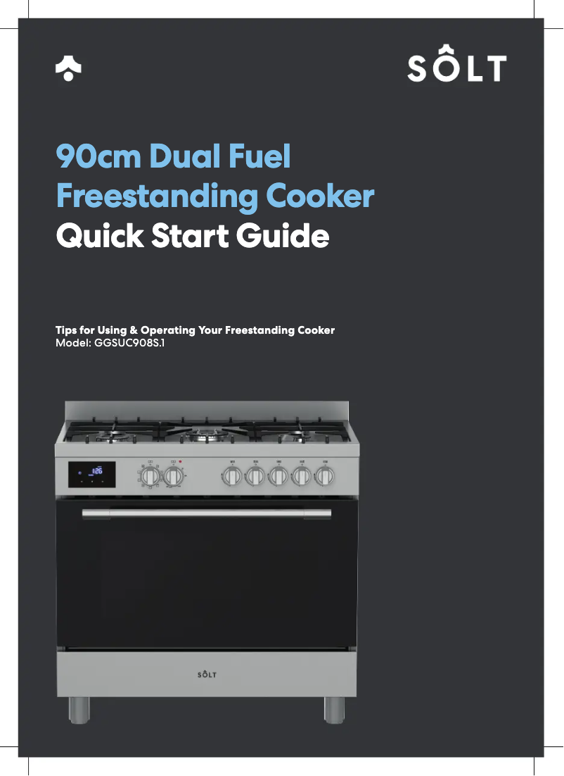 Page 1 de la notice Guide de démarrage rapide Sôlt GGSUC908S.1