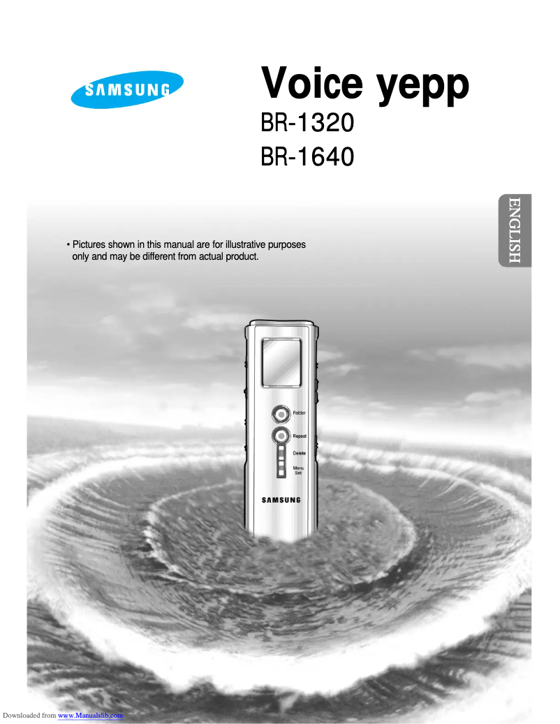 Page n°1 - Manuel utilisateur Samsung Voice yepp BR-1640