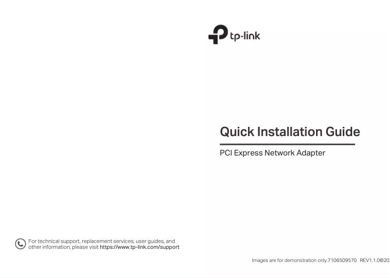 Page 1 de la notice Manuel utilisateur TP-Link TX201