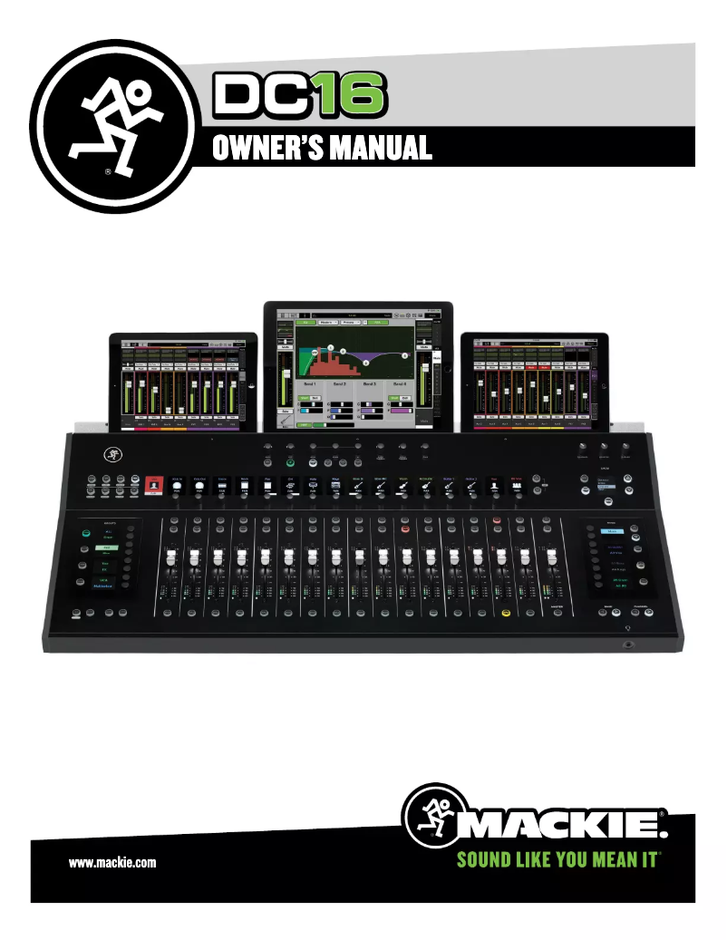 Image de la première page du manuel de l'appareil DC-16