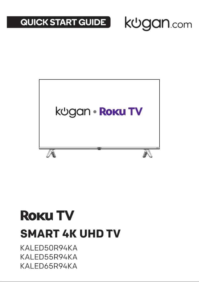 Image de la première page du manuel de l'appareil KALED65R94KA
