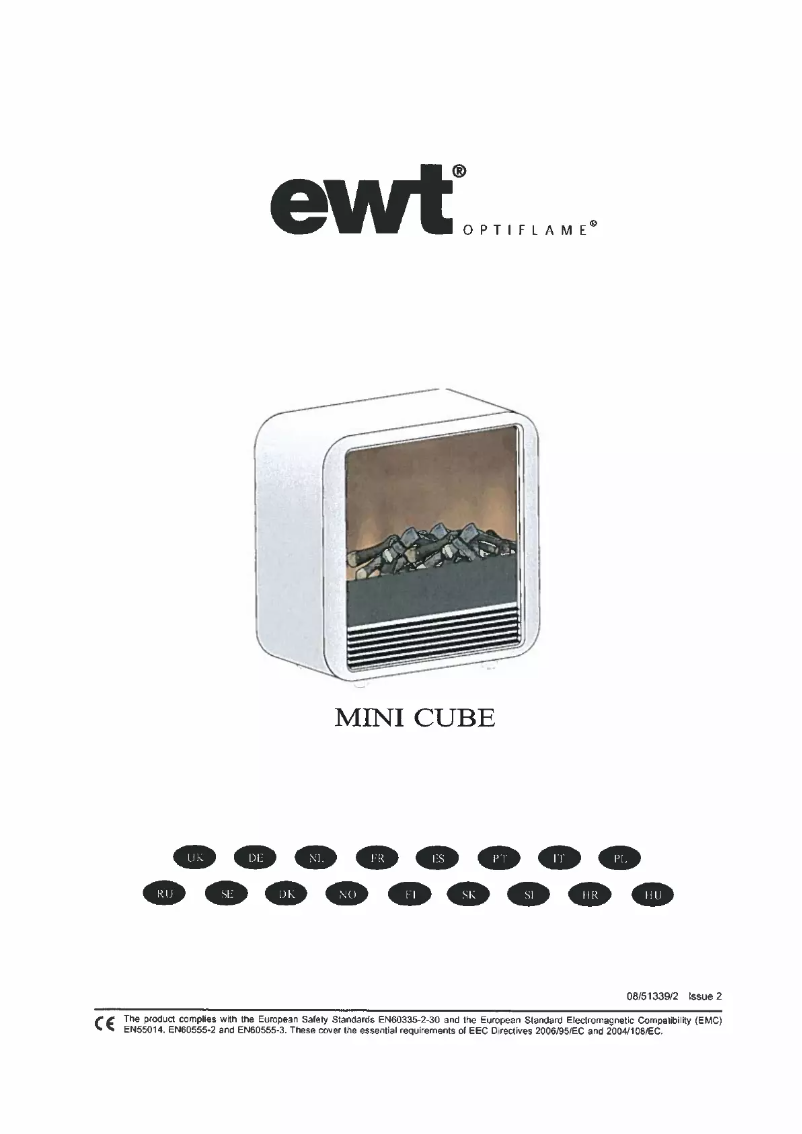 Page n°1 - Manuel utilisateur EWT MiniCube