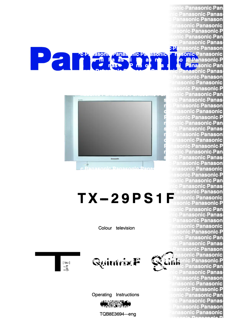 Página 1 del manual Manual de usuario Panasonic TX-29PS1F