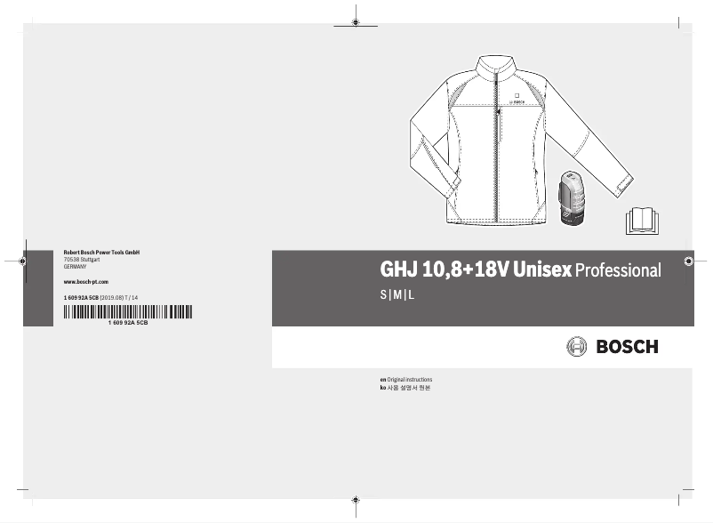 Page n°1 - Manuel utilisateur Bosch GHJ 12+18V Unisex
