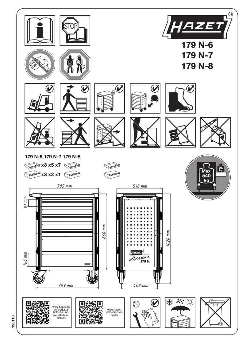 Page n°1 - Manuel utilisateur Hazet 179N-8