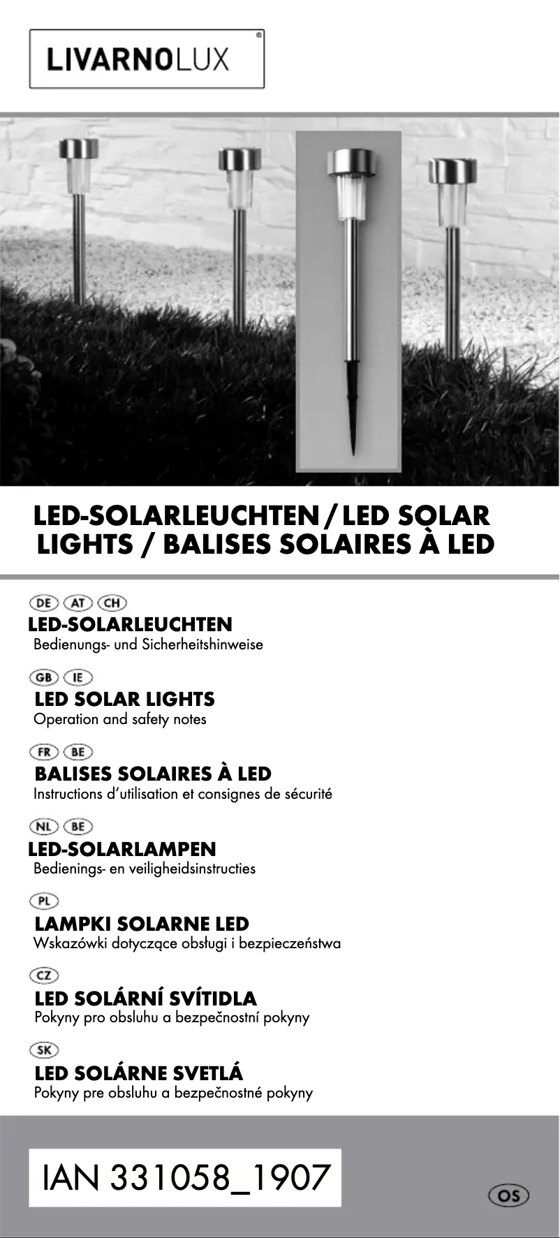 Page n°1 - Manuel utilisateur Livarno Lux 10513C