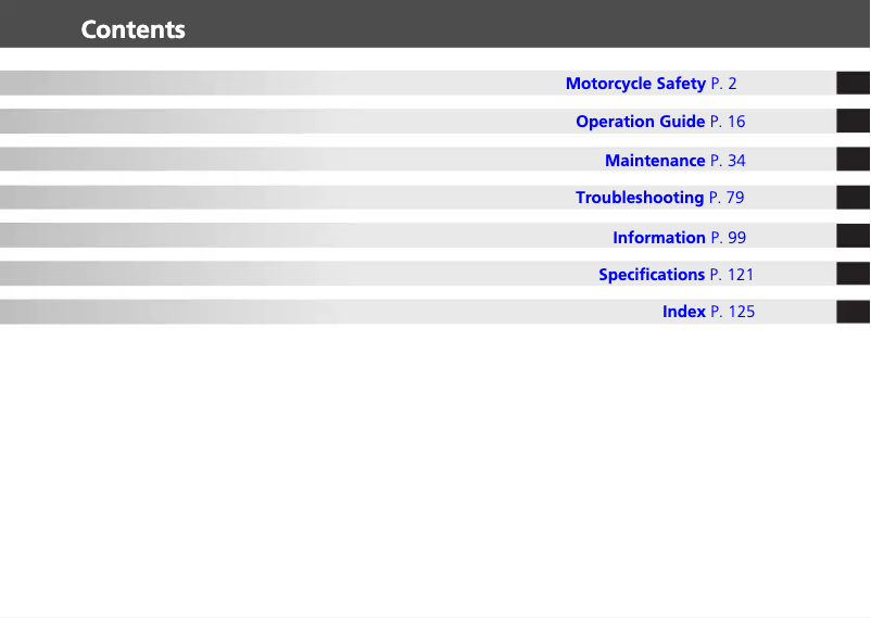 Page 1 of the manual User Manual Honda Gold Wing Valkyrie GL1800C (2014)