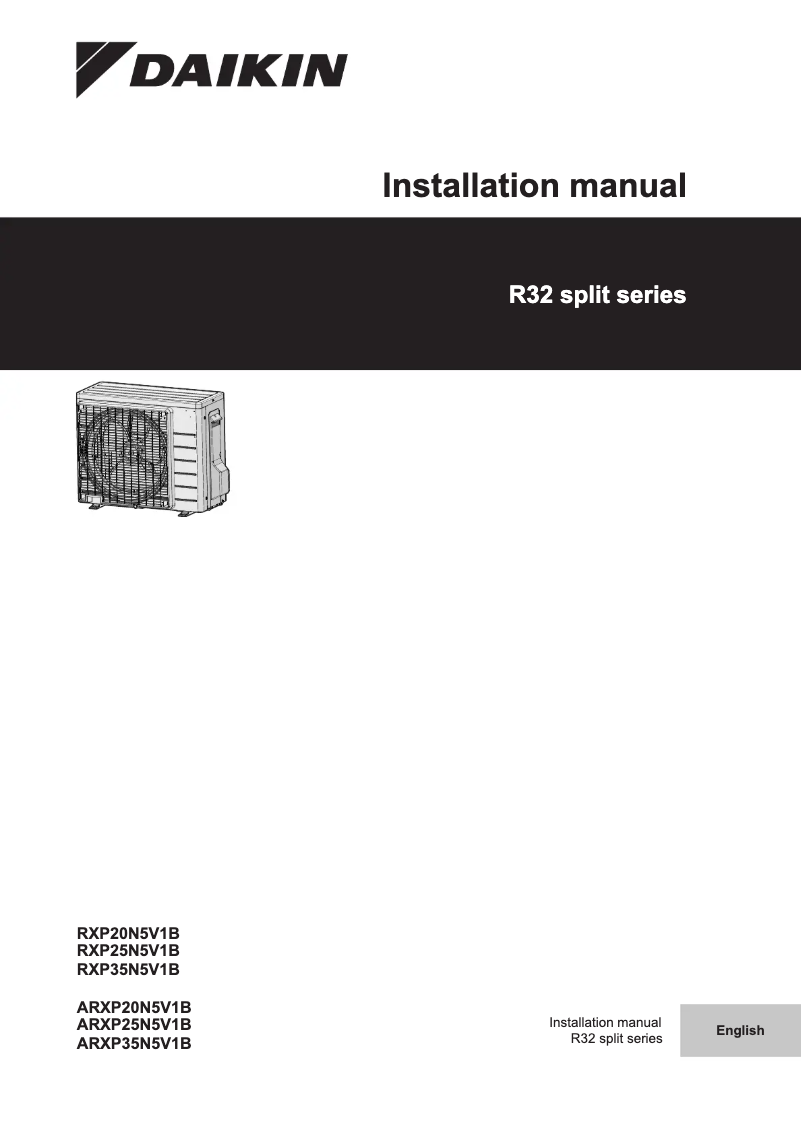 Página 1 del manual Manual de usuario Daikin ARXP35N