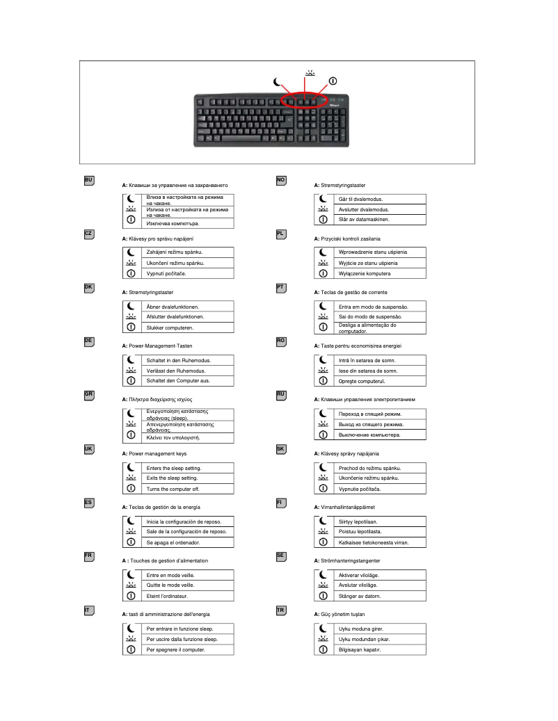 Page 1 de la notice Manuel utilisateur Trust Keyboard KB-1120