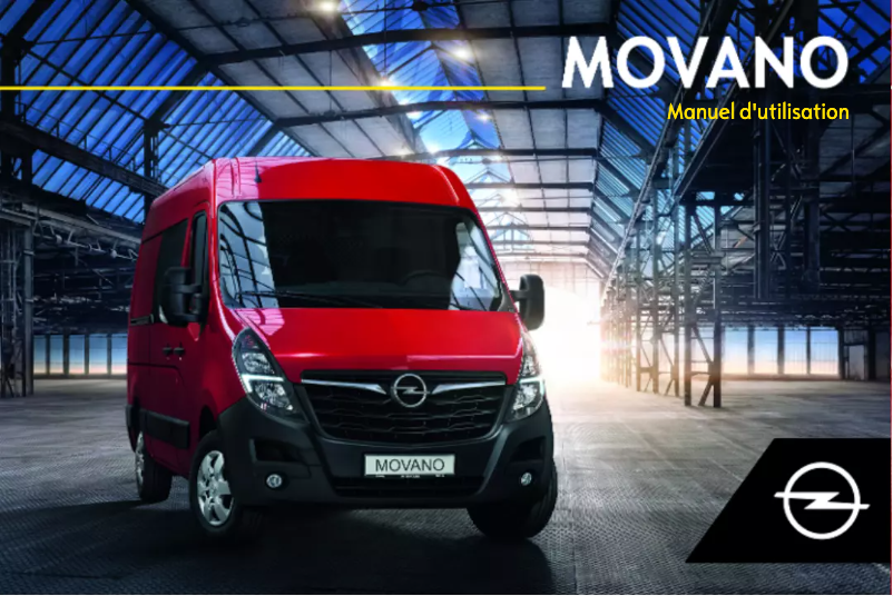 Page 1 de la notice Manuel utilisateur Opel Movano (2020)