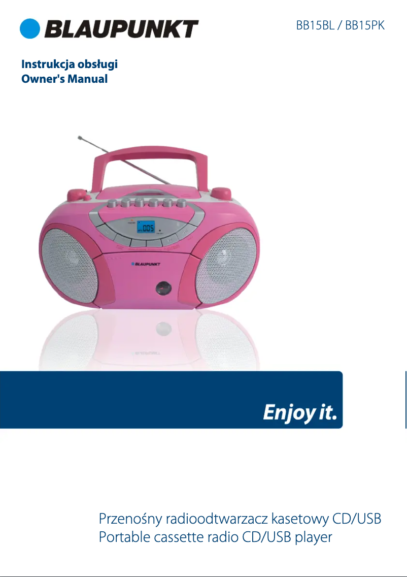 Image de la première page du manuel de l'appareil BB15PK