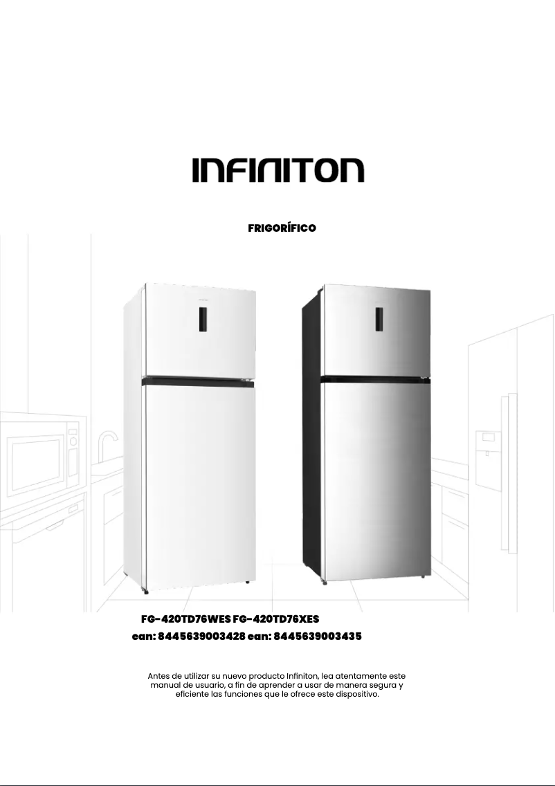 Page n°1 - Manuel utilisateur Infiniton FG-420TD76XES