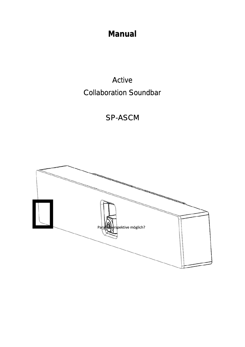 Página 1 del manual Manual de usuario NEC SP-PSCM