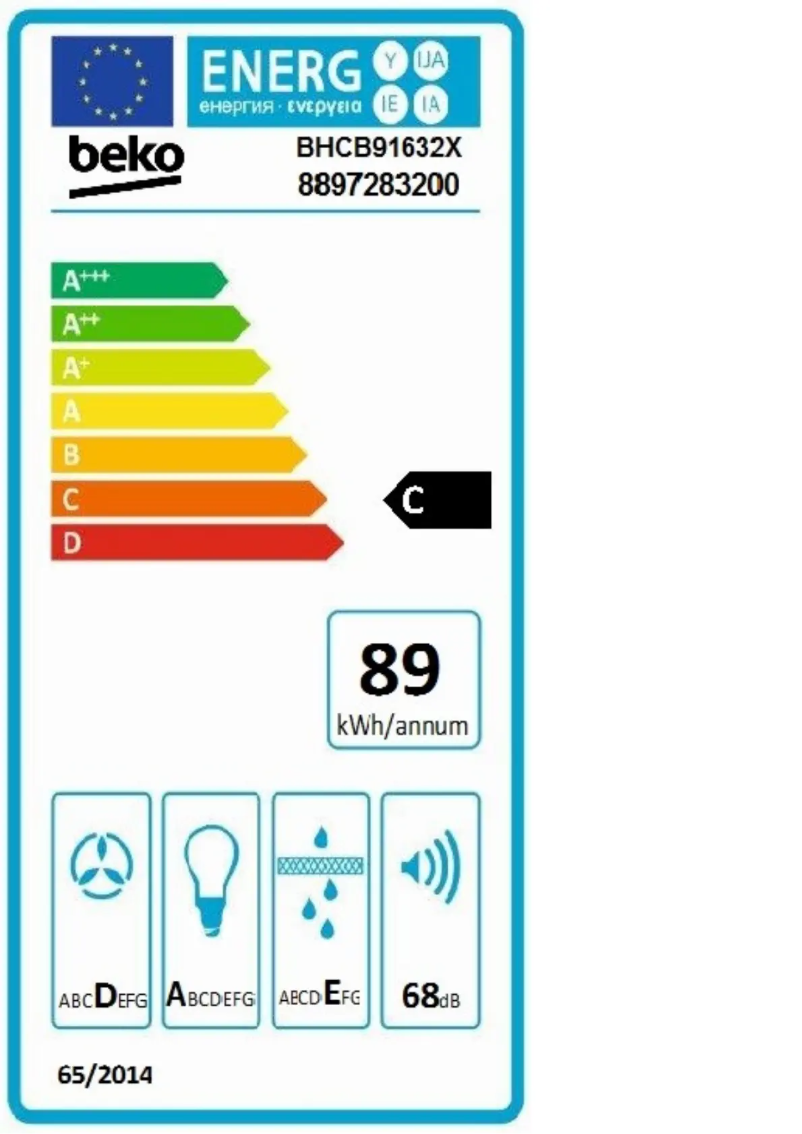 Image de la première page du manuel de l'appareil BHCB91632X