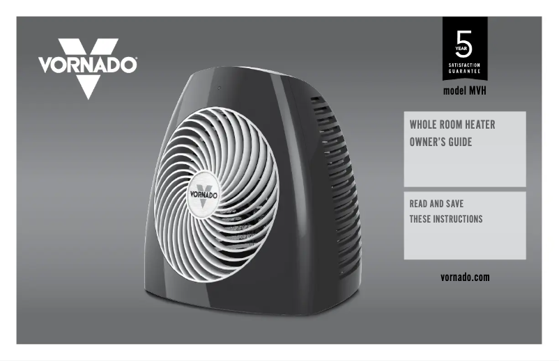 Página 1 del manual Manual de usuario Vornado MVH