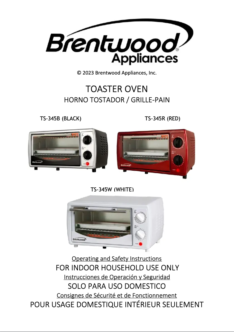 Image de la première page du manuel de l'appareil TS-345R