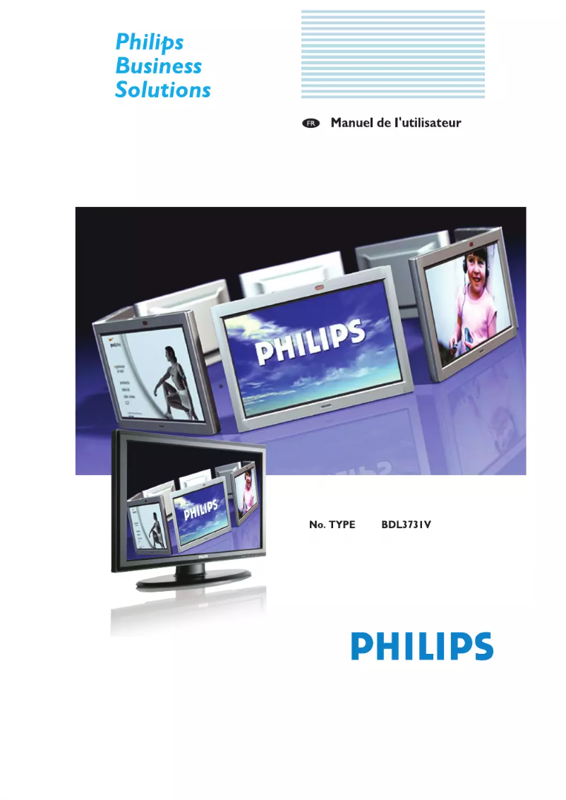 Page n°1 - Manuel utilisateur Philips BDL3731V