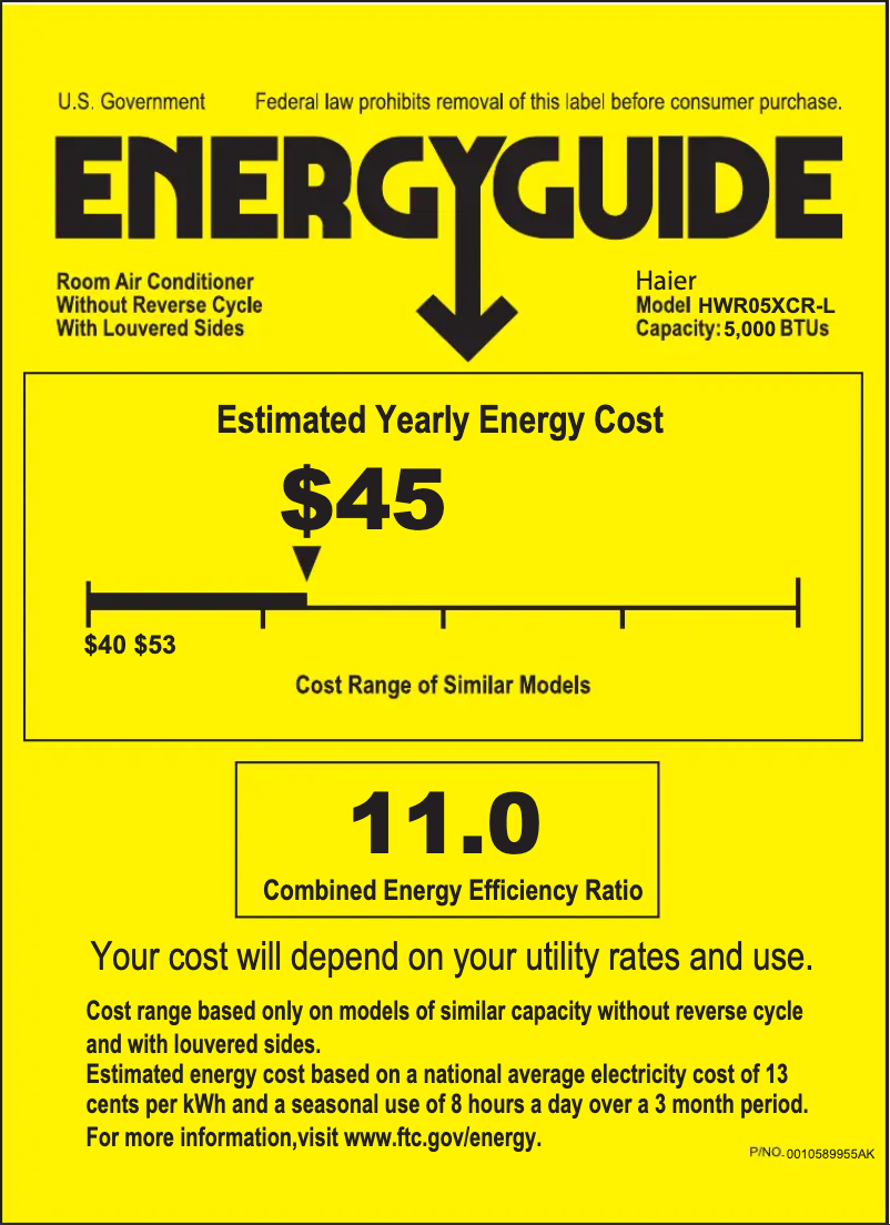 Image de la première page du manuel de l'appareil HWR05XCR