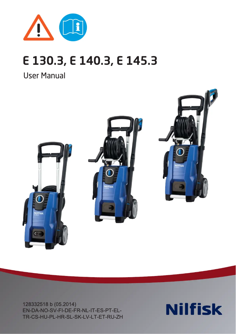 Image de la première page du manuel de l'appareil E 140.3-9 PCAR X-TRA