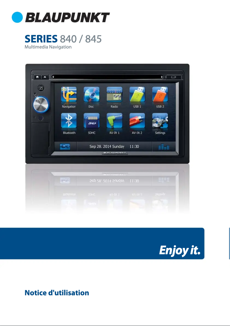 Page n°1 - Manuel utilisateur Blaupunkt Series 840