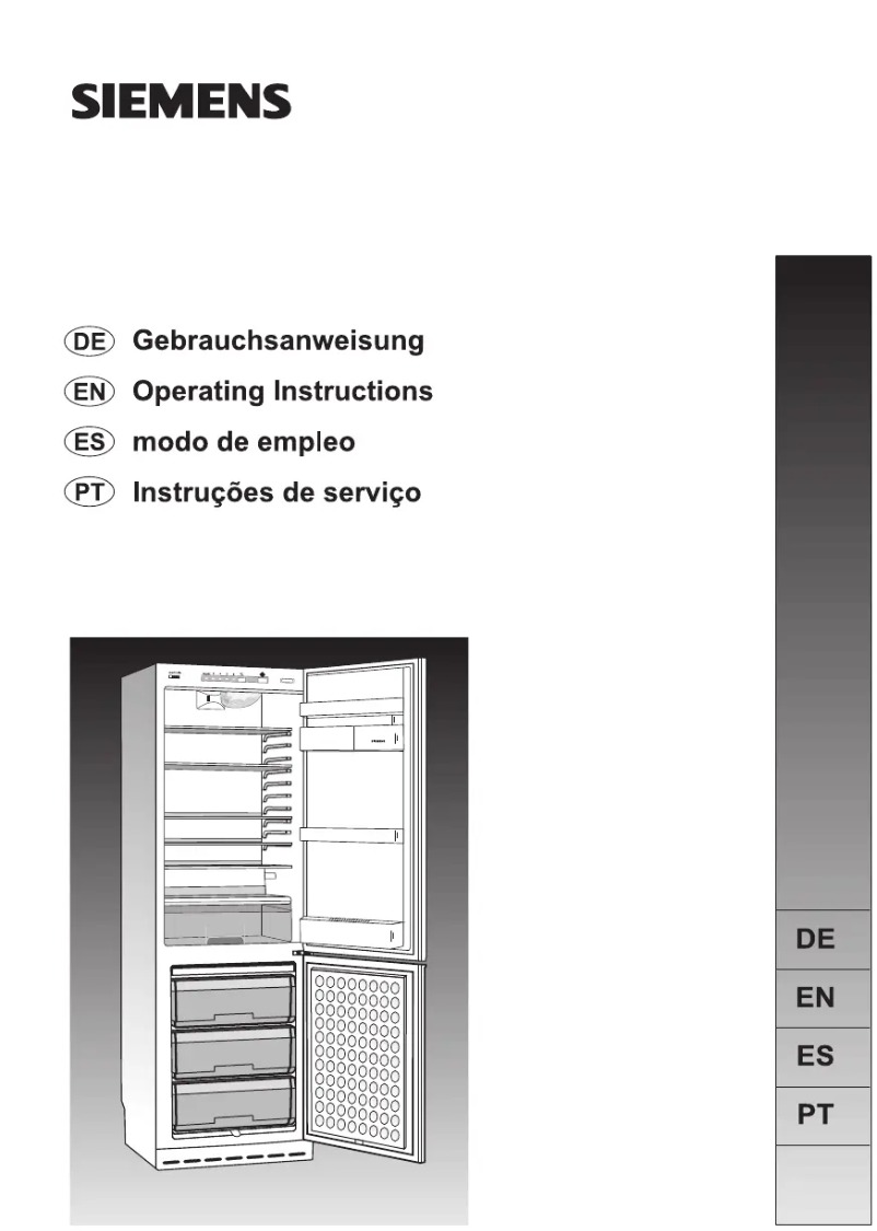 Page n°1 - Manuel utilisateur Siemens KG36VX05