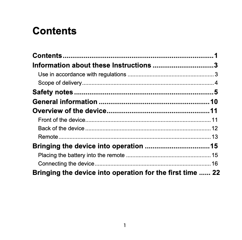 Image de la première page du manuel de l'appareil MD 86162