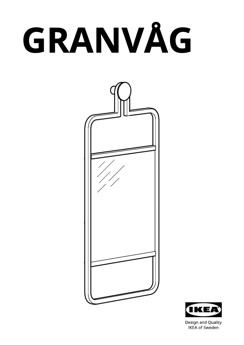 Image de la première page du manuel de l'appareil GRANVÅG 505.109.85