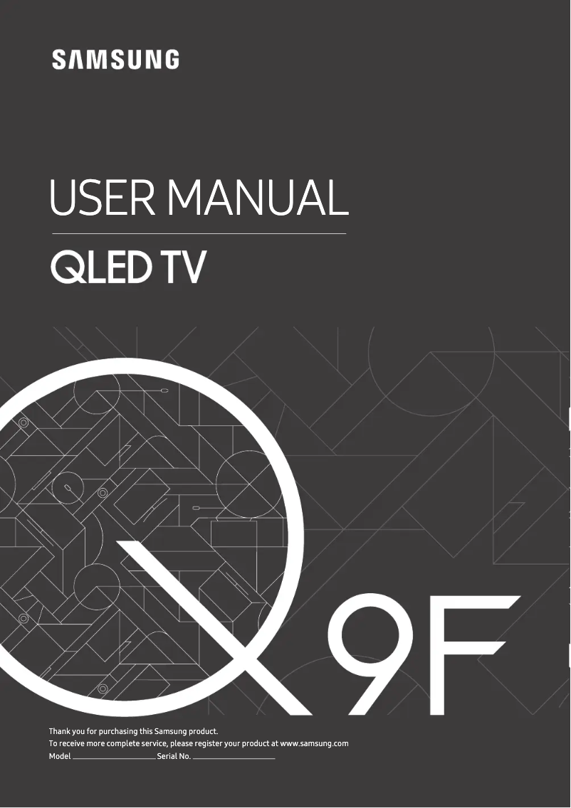Page n°1 - Manuel utilisateur Samsung GQ65Q9FNGT