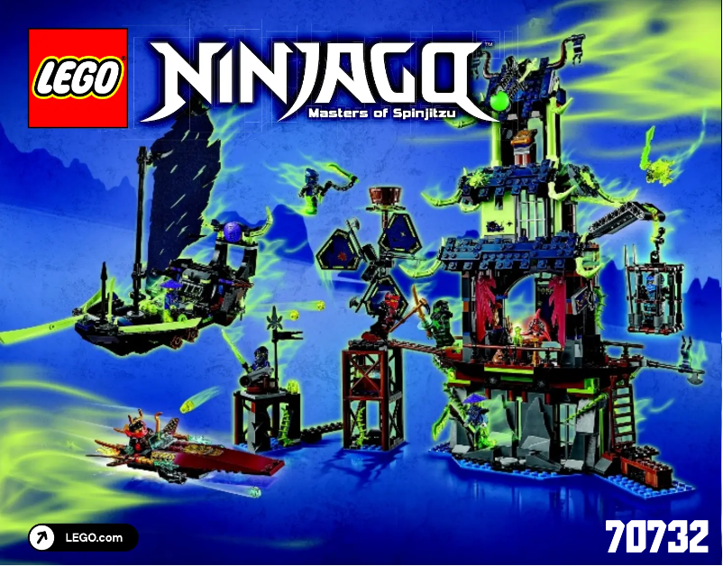 Image de la première page du manuel de l'appareil Ninjago 70732