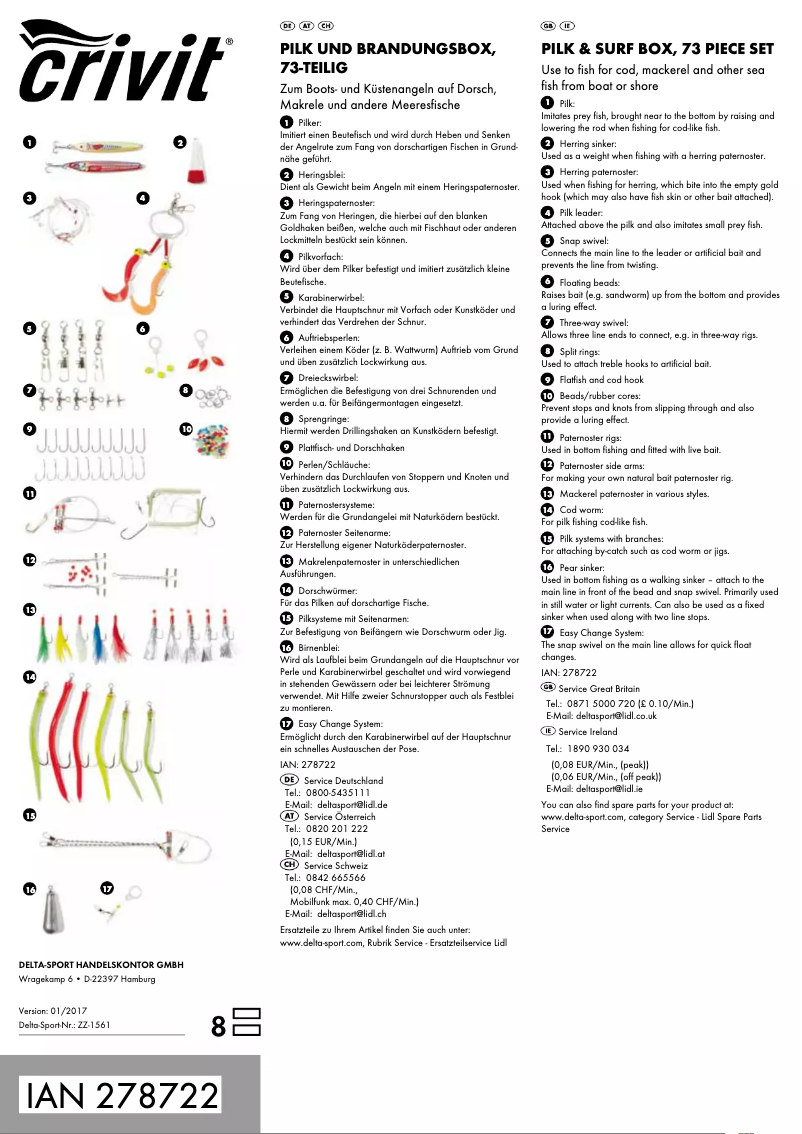 Página 1 del manual Manual de usuario Crivit IAN 278722