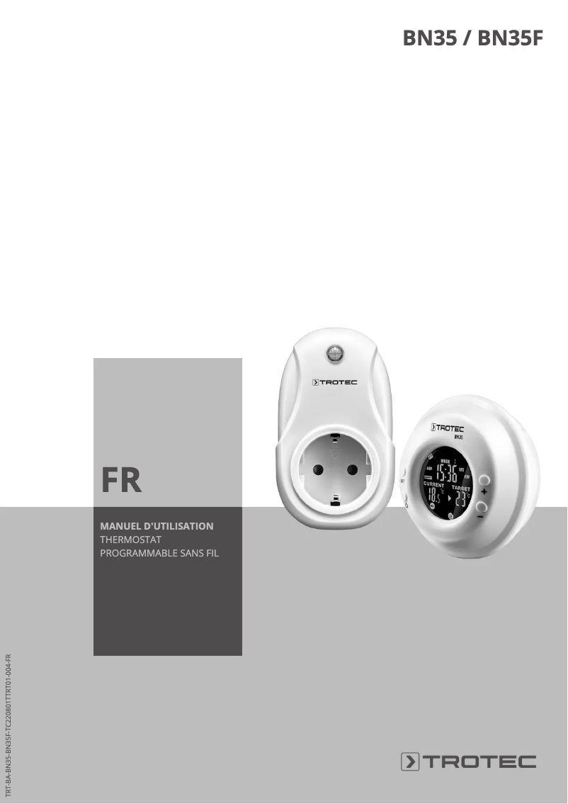 Página 1 del manual Manual de usuario Trotec BN35