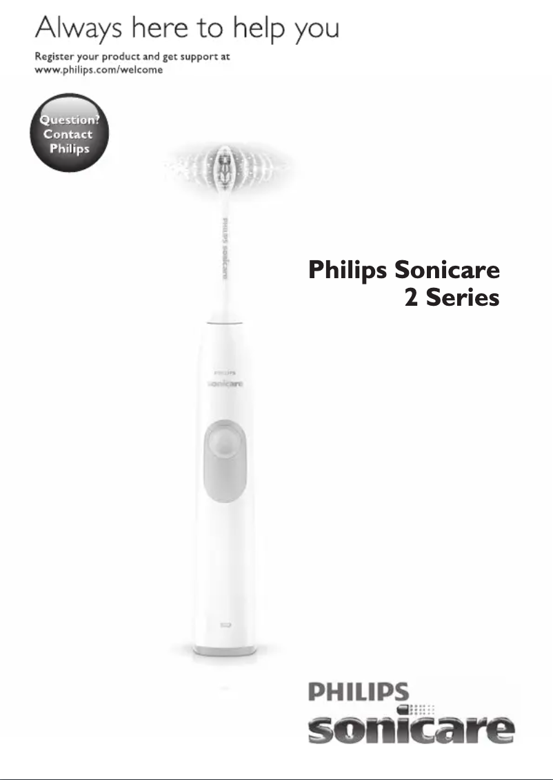 Page n°1 - Manuel utilisateur Philips Sonicare HX6291