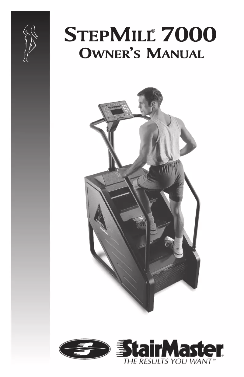Página 1 del manual Manual de usuario Stairmaster StepMill 7000