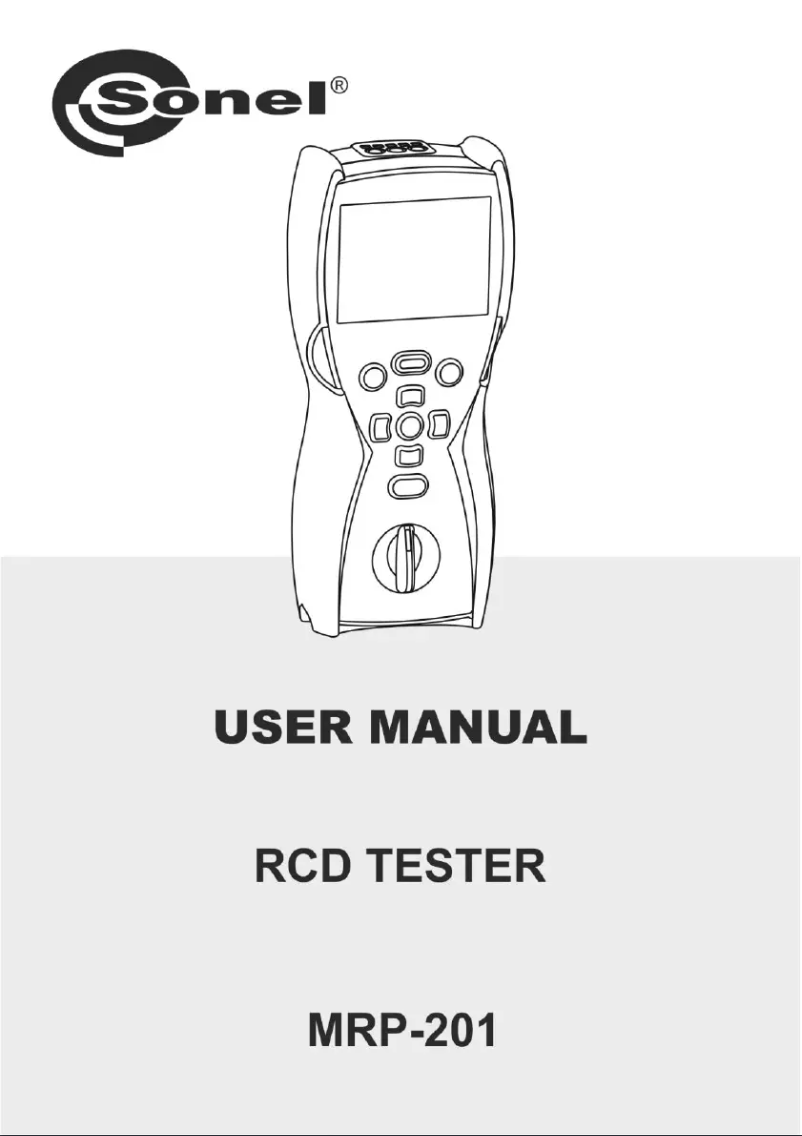 Image de la première page du manuel de l'appareil MRP-201