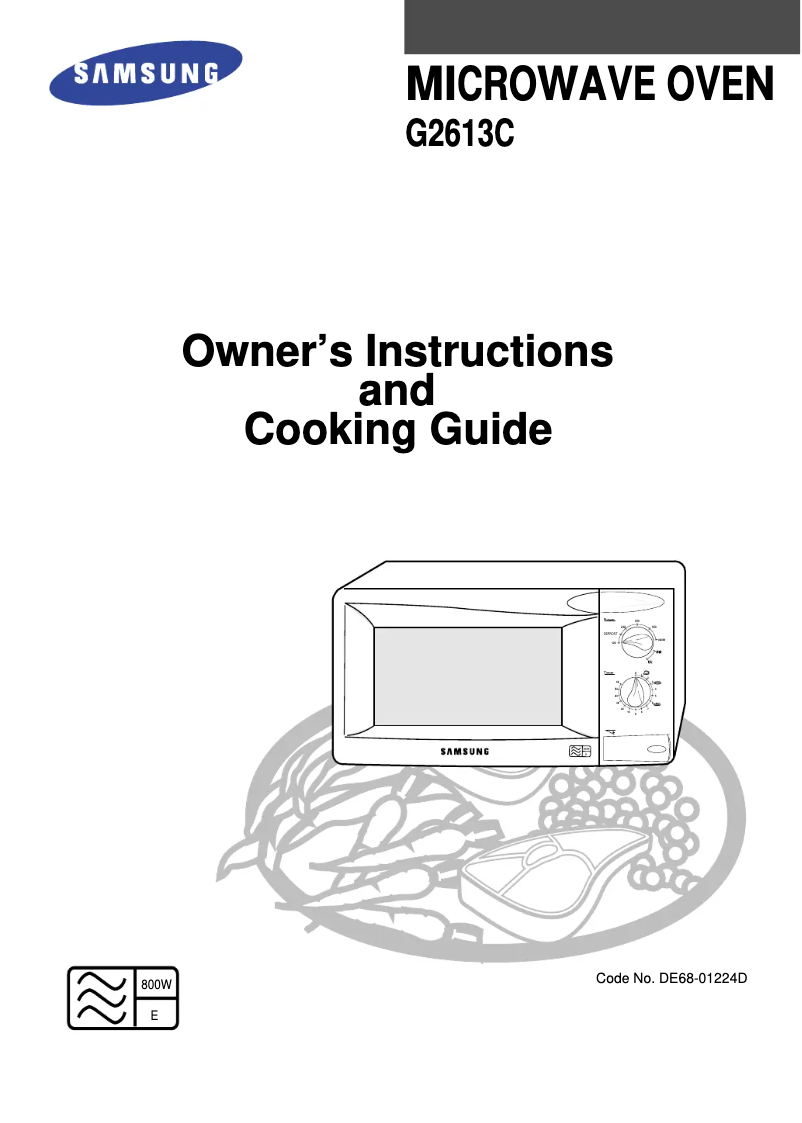 Page 1 de la notice Manuel utilisateur Samsung G2613C