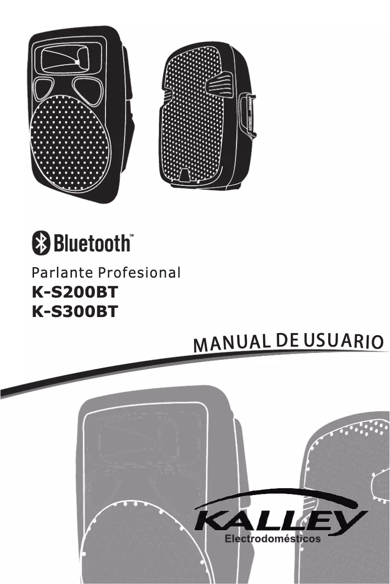 Página 1 del manual Manual de usuario Kalley K-S300BT