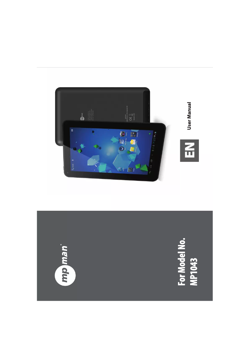 Página 1 del manual Manual de usuario Mpman MP1043